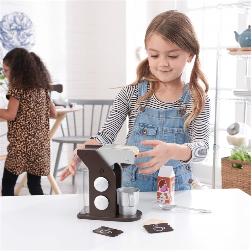 KidKraft Coffee Play Set in Espresso