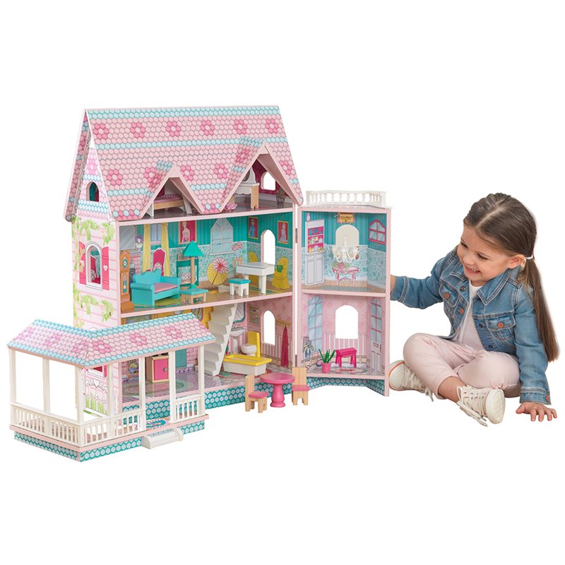 KidKraft Abbey Manor Dollhouse in Pink