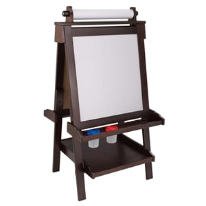 KidKraft Delux Wooden Easel in Espresso
