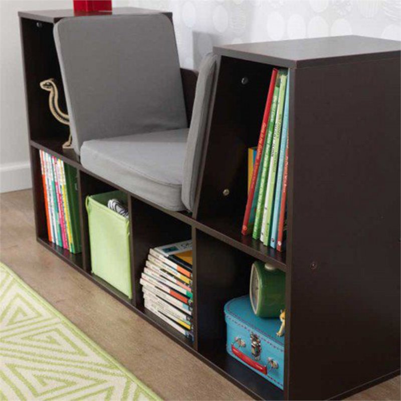 kidkraft bookcase with reading nook