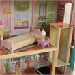KidKraft 34 Piece Grand View Mansion Dollhouse in Pink and Natural