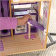 KidKraft 10 Piece Teeny Dollhouse in Purple and Pink