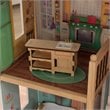 KidKraft 14 Piece Charlotte Dollhouse in White and Natural
