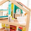 KidKraft 42 Piece So Stylish Mansion Wood Dollhouse in White and Natural