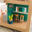 KidKraft 42 Piece So Stylish Mansion Wood Dollhouse in White and Natural