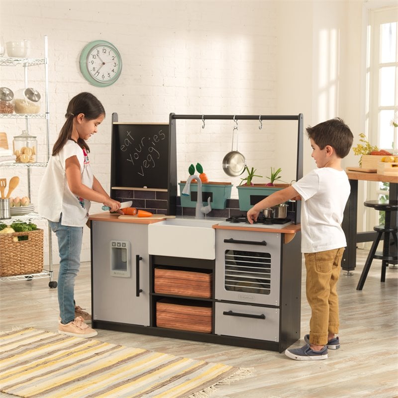 kidkraft gray kitchen