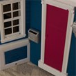KidKraft 20 Piece Grand Anniversary Dollhouse in Blue and White