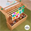 Tables and Chairs 2 Piece Kids Play Kitchen and Table with Drying Rack and Storage Set