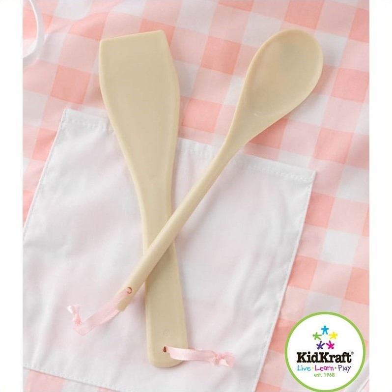 Kitchen Play Set with Chef Accessory and Toy Dish Play Set