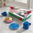 Kidkraft Let's Pretend 27 Piece Wooden Plastic Camping Cookout Play Set