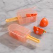 Kidkraft Create & Cook 20 Piece Wooden Plastic Peach Popsicles Play Set