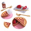 Kidkraft Create & Cook 20 Piece Wooden Plastic Apple Pie Play Set