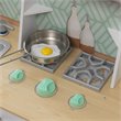 Kidkraft Whisk & Wash Wooden Plastic Play Kitchen and Laundry in White