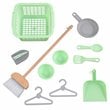 Kidkraft 2 in 1 Wooden Plastic Play Kitchen and Laundry in Gray and White
