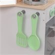 Kidkraft 2 in 1 Wooden Plastic Play Kitchen and Laundry in Gray and White