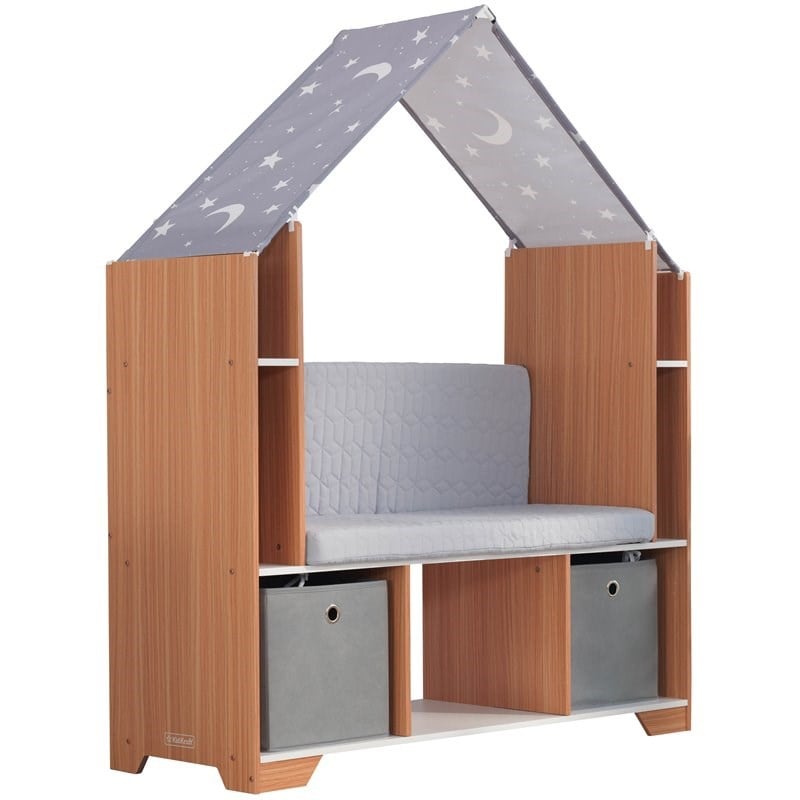 Kidkraft Little Dreamer Deluxe Fabric Wooden Reading Nook