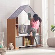 Kidkraft Little Dreamer Deluxe Fabric Wooden Reading Nook