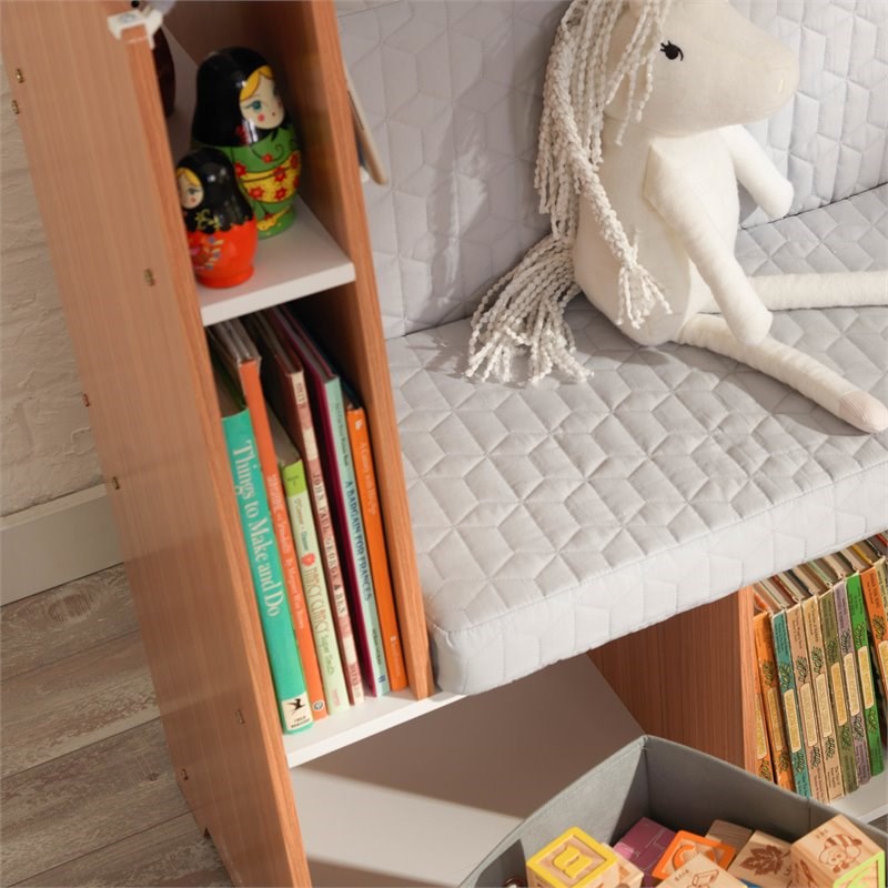 Kidkraft Little Dreamer Deluxe Fabric Wooden Reading Nook