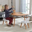 Kidkraft Mid-Century Kid 3 Piece Toddler Storage Activity Table Set