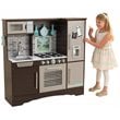Kidkraft Wooden Plastic Culinary Play Kitchen in Espresso