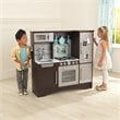 Kidkraft Wooden Plastic Culinary Play Kitchen in Espresso