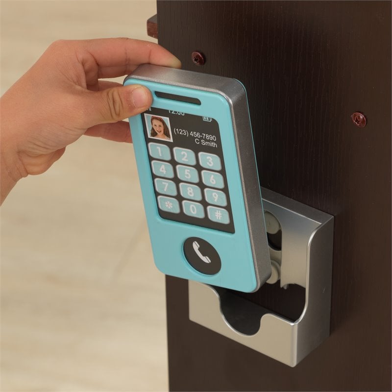 Kidkraft Wooden Plastic Culinary Play Kitchen in Espresso