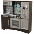Kidkraft Wooden Plastic Culinary Play Kitchen in Espresso
