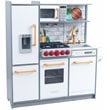 Kidkraft Uptown Elite Wooden Plastic Play Kitchen with EZ Kraft Assembly
