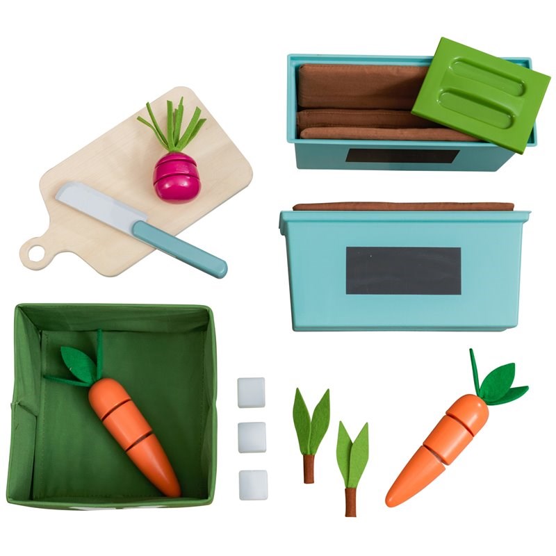 Kidkraft Garden Gourmet 13 Piece Play Kitchen with EZ Kraft Assembly