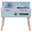 Kidkraft Play & Put Away Wooden Plastic Play Kitchen in White