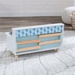 Kidkraft Play & Put Away Wooden Plastic Play Kitchen in White