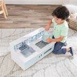 Kidkraft Play & Put Away Wooden Plastic Play Kitchen in White