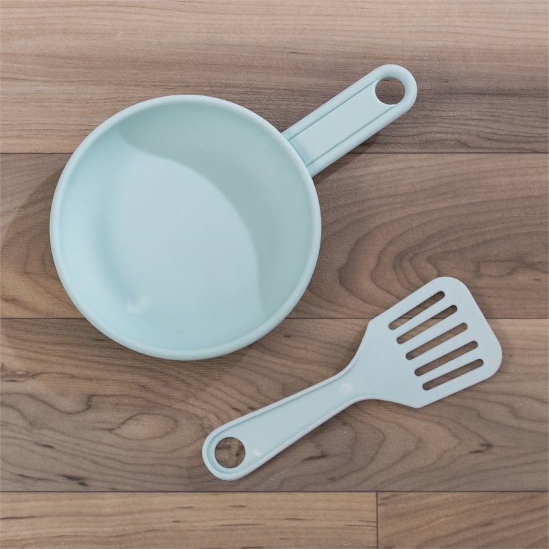 Kidkraft Play & Put Away Wooden Plastic Play Kitchen in White