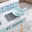 Kidkraft Play & Put Away Wooden Plastic Play Kitchen in White
