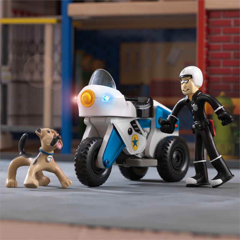 Kidkraft 24 Piece Wooden Plastic Hometown Heroes Play Set