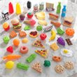 Kidkraft 65 Piece Multicolored Plastic Play Food Set