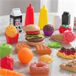 Kidkraft 65 Piece Multicolored Plastic Play Food Set