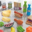 Kidkraft 65 Piece Multicolored Plastic Play Food Set