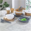 Kidkraft Modern Metallics 27 Piece Plastic Cookware Set