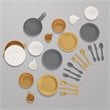 Kidkraft Modern Metallics 27 Piece Plastic Cookware Set