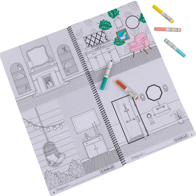 Kidkraft Designed by Me 20 Piece Color Decor Dollhouse