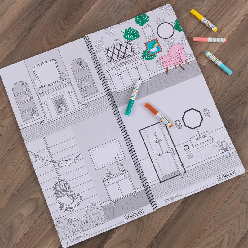 Kidkraft Designed by Me 20 Piece Color Decor Dollhouse