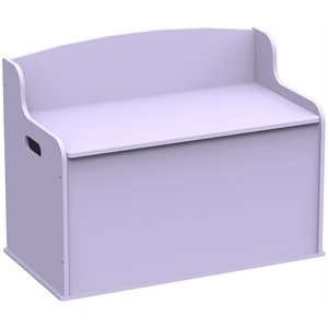 Kidkraft Fill with Fun Wooden Toy Box Bench in Lavender