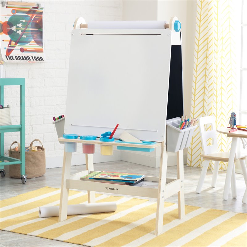 Kidkraft Create N Play 9 Piece Multicolored Wooden Art Easel
