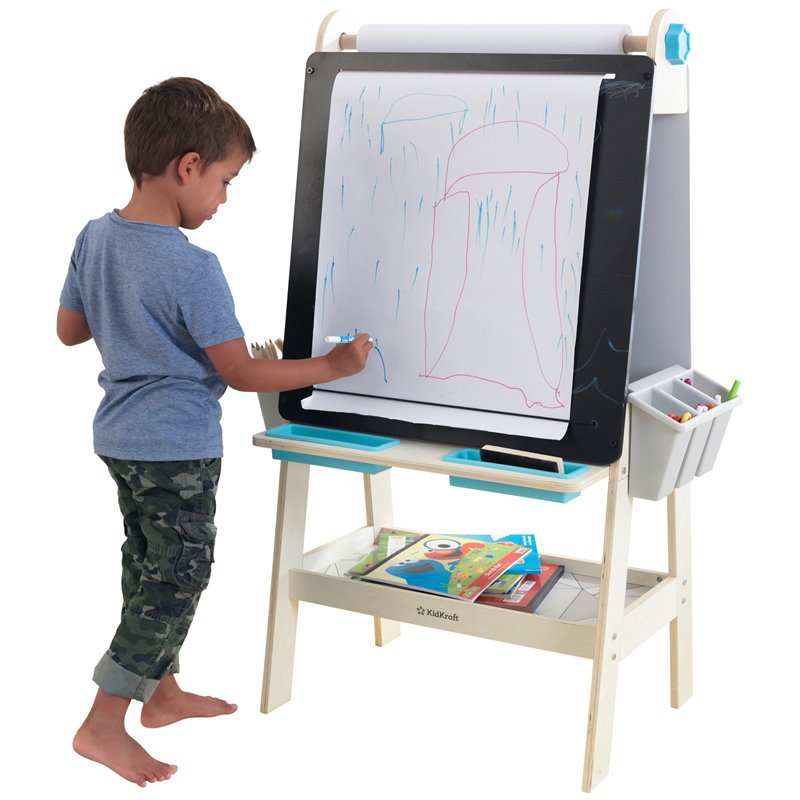 Kidkraft Create N Play 9 Piece Multicolored Wooden Art Easel