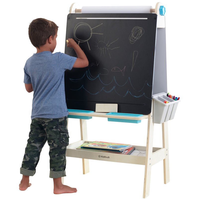 Kidkraft Create N Play 9 Piece Multicolored Wooden Art Easel