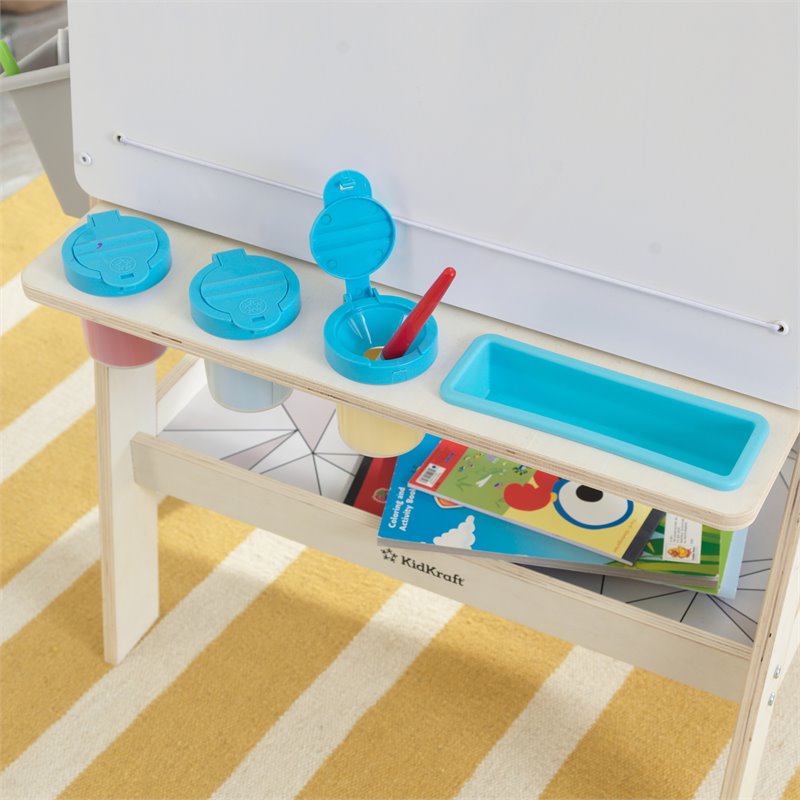 Kidkraft Create N Play 9 Piece Multicolored Wooden Art Easel