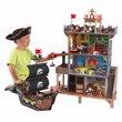 Kidkraft 17 Piece Wooden Plastic Pirate's Cove Play Set