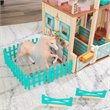Kidkraft Sweet Meadow 24 Piece Multicolored Wooden Plastic Horse Stable