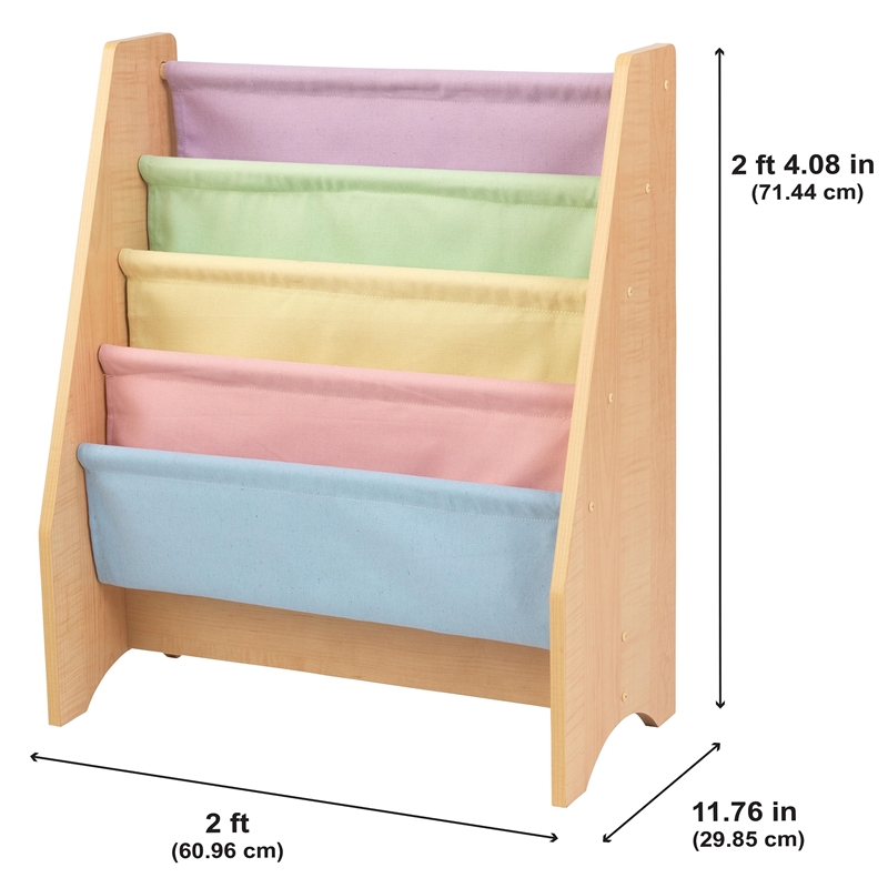 KidKraft Pastel Sling Bookshelf